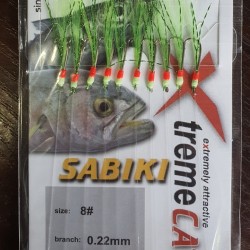 Самодур Sabiki treme CATCH (зелений)