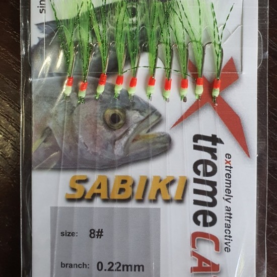 Самодур Sabiki treme CATCH (зелений)