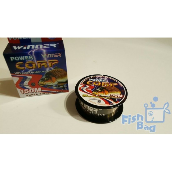 Волосінь рибальська Winner Power Carp 150 м 0.25 мм