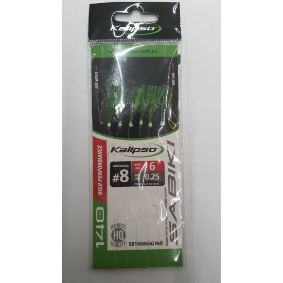 Самодур Kalipso hoks pcs 6 hook size 8