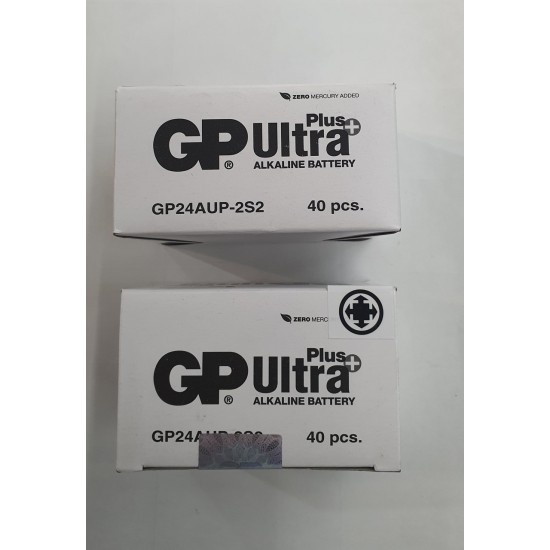 Батарейка GP UITRA+ALKALINE 24UPHM-2S2 лужна LR03 AUP,AAA