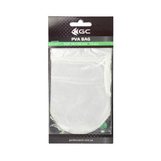 ПВА пакет GC PVA Bag 70x100мм з ниткою(10шт)