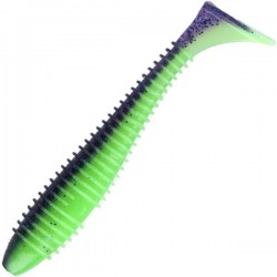 Силіконова приманка Keitech Swing Impact Fat 3.8 / Violet Lime Belly