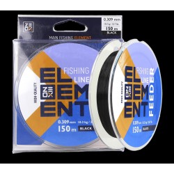 Волосінь Zeox Element Feeder Line 150м Black 0.256мм