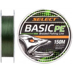 Рибальський шнур Select Basic PE Dark Green 150 м 0.24 мм / #2.5
