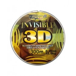 Волосінь Boya By INVISIBLE 3D 300м 0.40мм , 25кг