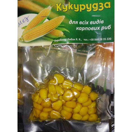 Наживка Кукурудза цукрова часник 50г