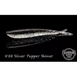 Силіконова приманка Lunker City Fin-S Fish #33 Silver Pepper Shiner