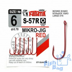 Гачок Fanatik S-57 RED Micro-Jig №10