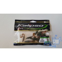 Силікон Kalipso Crooked Grub 2.5 116 Motor Oil Red