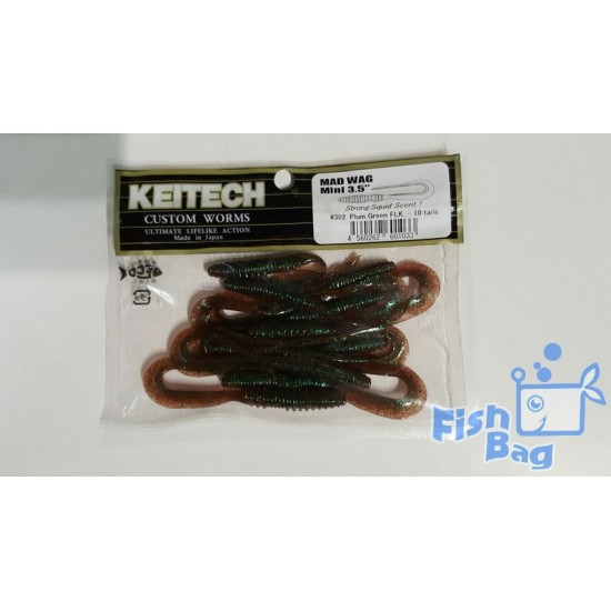 Силикон Keitech Mad Wag Mini 3.5